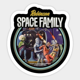 1960s Space Family Sticker